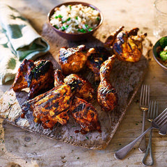 FRIDAY SPECIAL: Jerk Chicken with Rice, Beans & Coleslaw Dinner for Two