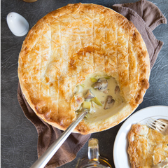 Leek and Mushroom Pie