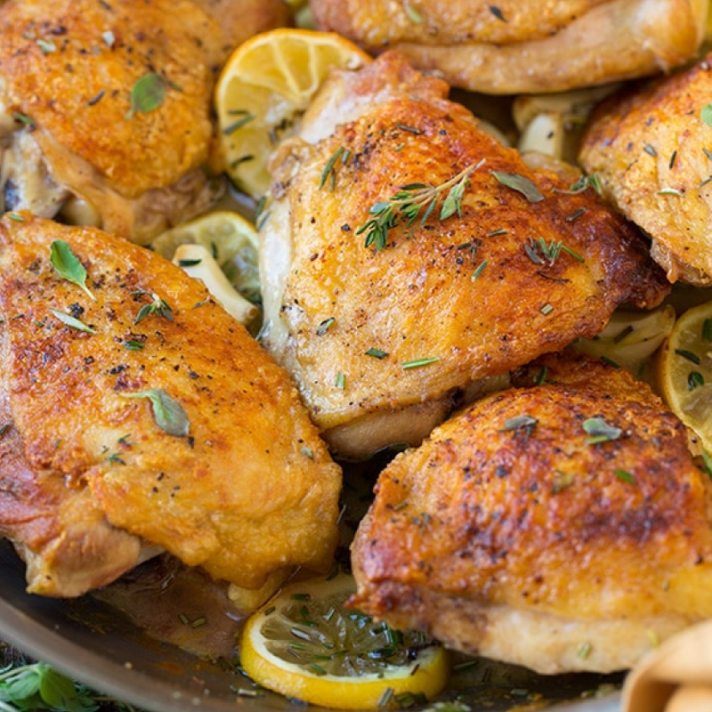 Friday Special: Herbs & Lemon Roasted Half Chicken for two